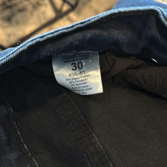 Kuwalla mens jeans size 30 - Picture 4 of 4